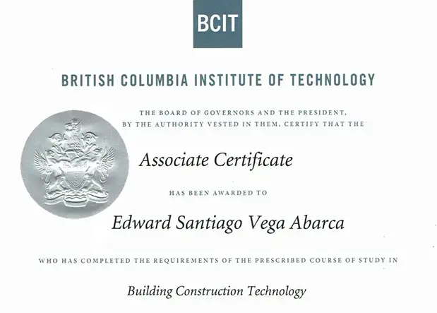 Building Construction Technology Certificate